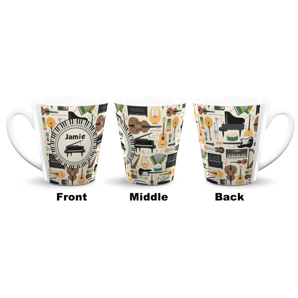 Musical Instruments 12 Oz Latte Mug - Approval