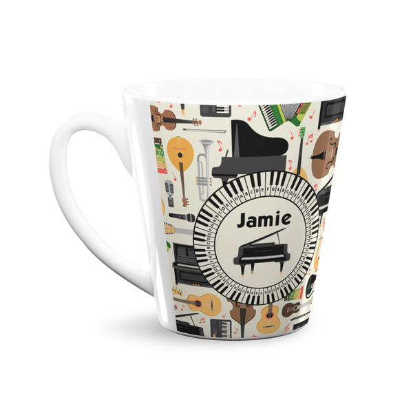 Musical Instruments 12 Oz Latte Mug - Front