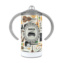 Musical Instruments 12 oz Stainless Steel Sippy Cup (Personalized)