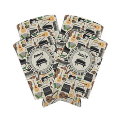 Musical Instruments Can Cooler (tall 12 oz) - Set of 4 (Personalized)