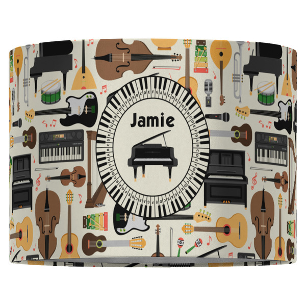 Musical Instruments 16" Drum Lampshade - FRONT (Fabric)