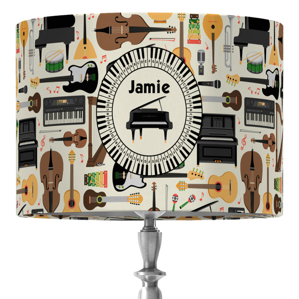 Custom Musical Instruments 16" Drum Lamp Shade - Fabric (Personalized)