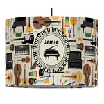 Musical Instruments 16" Drum Pendant Lamp - Fabric (Personalized)