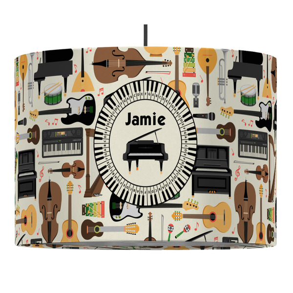 Custom Musical Instruments 16" Drum Pendant Lamp - Fabric (Personalized)