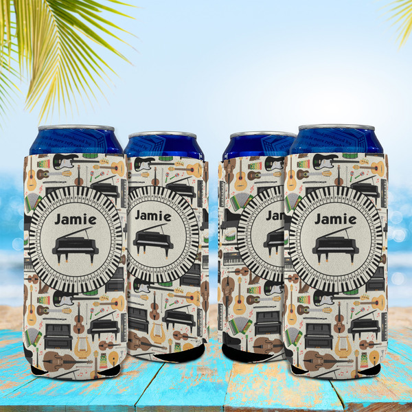 Musical Instruments 16oz Can Sleeve - Set of 4 - LIFESTYLE