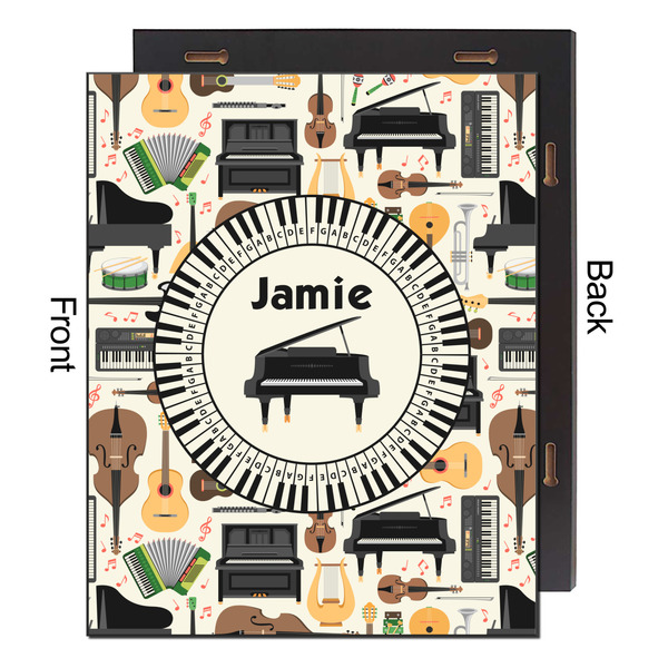 Musical Instruments 16x20 Wood Print - Front & Back View