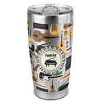 Musical Instruments 20oz Stainless Steel Double Wall Tumbler - Full Print (Personalized)