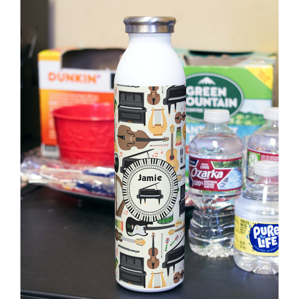 Musical Instruments 20oz Water Bottles - Full Print - In Context