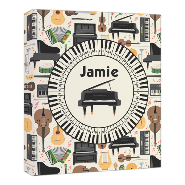 Custom Musical Instruments Canvas Print - 20x24 (Personalized)