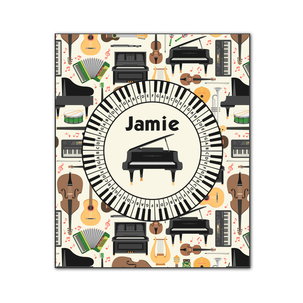 Musical Instruments 20x24 Wood Print - Front View