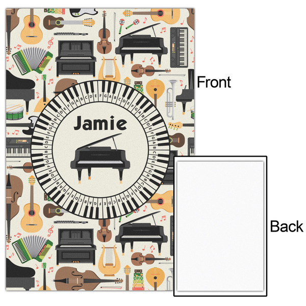 Musical Instruments 24x36 - Matte Poster - Front & Back