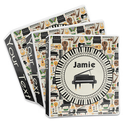 Musical Instruments 3-Ring Binder (Personalized)