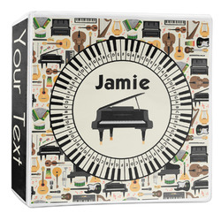Musical Instruments 3-Ring Binder - 2 inch (Personalized)
