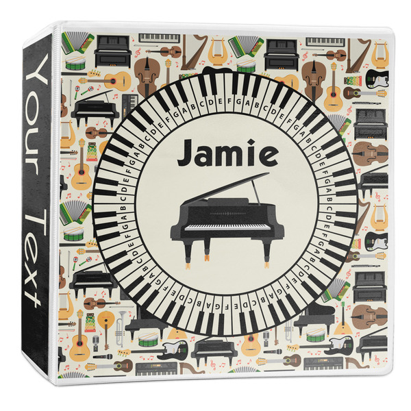 Custom Musical Instruments 3-Ring Binder - 2 inch (Personalized)