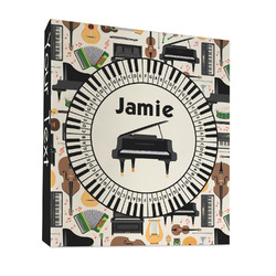 Musical Instruments 3 Ring Binder - Full Wrap - 1" (Personalized)