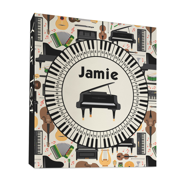 Custom Musical Instruments 3 Ring Binder - Full Wrap - 1" (Personalized)