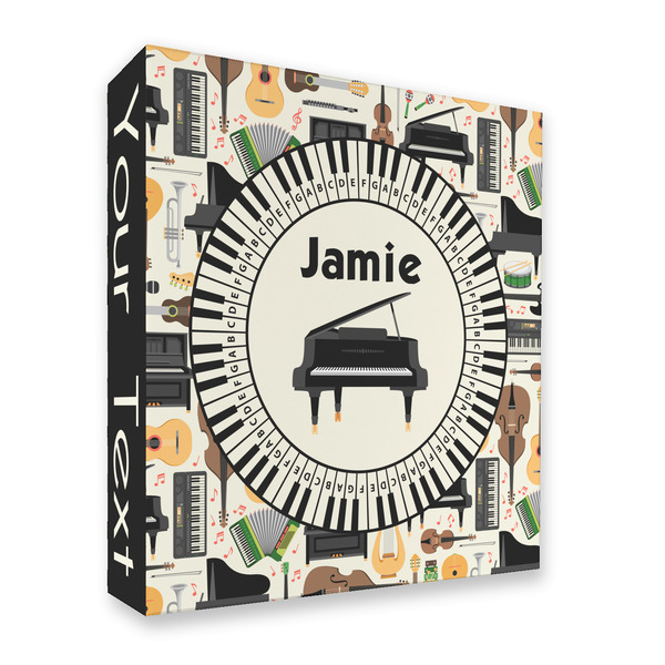 Custom Musical Instruments 3 Ring Binder - Full Wrap - 2" (Personalized)