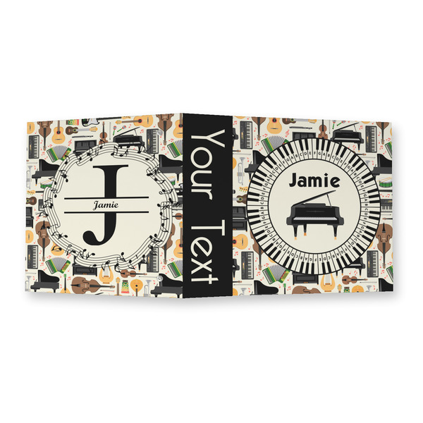 Musical Instruments 3 Ring Binders - Full Wrap - 2" - OPEN OUTSIDE