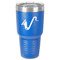 Musical Instruments 30 oz Stainless Steel Ringneck Tumbler - Blue - Front