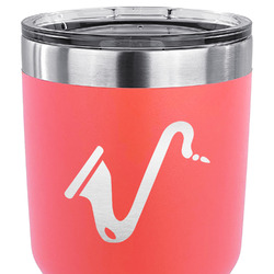 Musical Instruments 30 oz Stainless Steel Tumbler - Coral - Single Sided