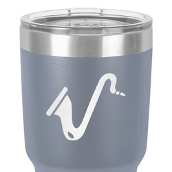 Musical Instruments 30 oz Stainless Steel Tumbler - Grey - Single-Sided