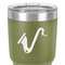 Musical Instruments 30 oz Stainless Steel Ringneck Tumbler - Olive - Close Up