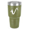 Musical Instruments 30 oz Stainless Steel Ringneck Tumbler - Olive - Front