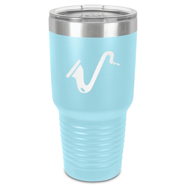Custom Musical Instruments 30 oz Stainless Steel Tumbler - Teal - Single-Sided