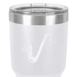 Musical Instruments 30 oz Stainless Steel Tumbler - White - Single-Sided