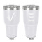 Musical Instruments 30 oz Stainless Steel Tumbler - White - Double-Sided (Personalized)