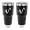 Musical Instruments 30 oz Stainless Steel Tumbler - Black - Double Sided (Personalized)