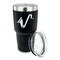 Musical Instruments 30 oz Stainless Steel Ringneck Tumblers - Black - LID OFF