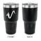Musical Instruments 30 oz Stainless Steel Ringneck Tumblers - Black - Single Sided - APPROVAL