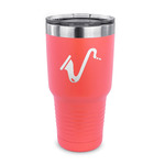Musical Instruments 30 oz Stainless Steel Tumbler - Coral - Single Sided