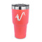 Musical Instruments 30 oz Stainless Steel Ringneck Tumblers - Coral - FRONT