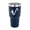 Musical Instruments 30 oz Stainless Steel Ringneck Tumblers - Navy - FRONT