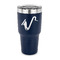 Musical Instruments 30 oz Stainless Steel Tumbler - Navy - Single Sided