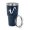 Musical Instruments 30 oz Stainless Steel Ringneck Tumblers - Navy - LID OFF