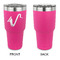 Musical Instruments 30 oz Stainless Steel Ringneck Tumblers - Pink - Single Sided - APPROVAL