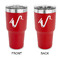 Musical Instruments 30 oz Stainless Steel Tumbler - Red - Double Sided (Personalized)