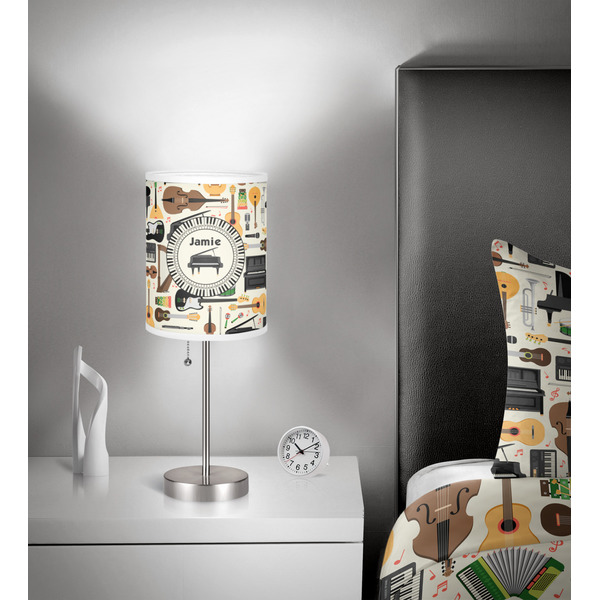 Musical Instruments 7 inch drum lamp shade - in room