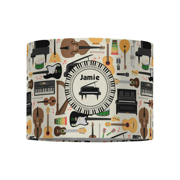 Musical Instruments 8" Drum Lampshade - FRONT (Fabric)
