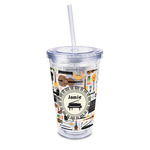 Musical Instruments 16oz Double Wall Acrylic Tumbler with Lid & Straw - Full Print (Personalized)