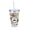 Musical Instruments 16oz Double Wall Acrylic Tumbler with Lid & Straw - Full Print (Personalized)
