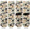 Musical Instruments Adult Crew Socks - Double Pair - Front and Back - Apvl