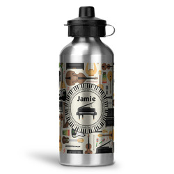 Musical Instruments Water Bottles - 20 oz - Aluminum (Personalized)