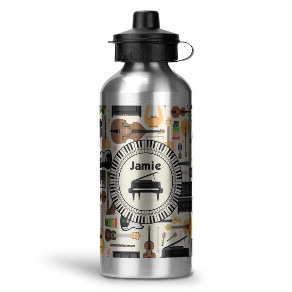 Custom Musical Instruments Water Bottles - 20 oz - Aluminum (Personalized)