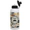 Musical Instruments Aluminum Water Bottle - White Front