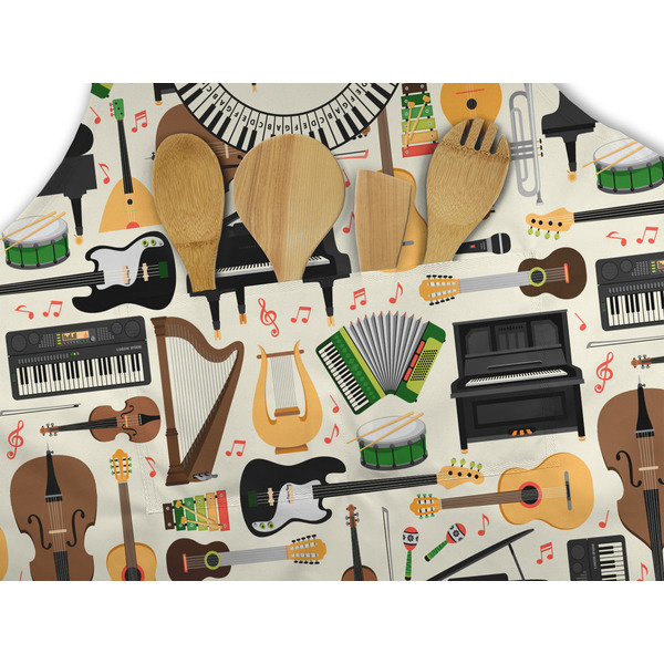 Musical Instruments Apron - Pocket Detail with Props