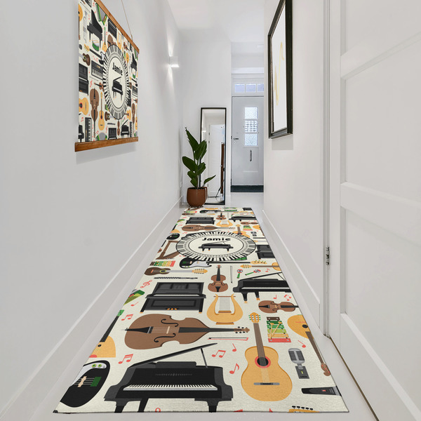 Musical Instruments Area Rug Sizes - In Context (vertical)